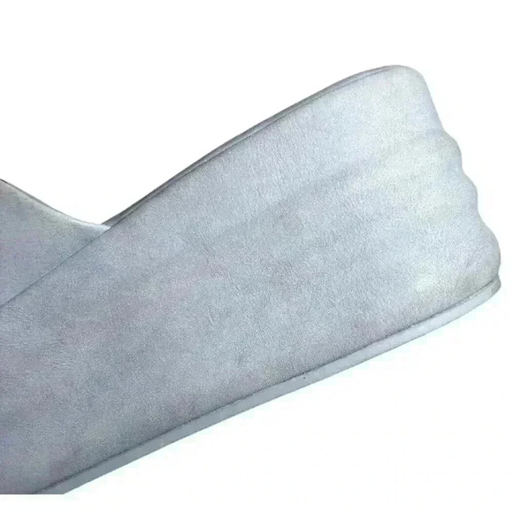 NO BOUNDARIES Women's Size 9 Flatform Wedge Sandals Light Blue - Picture 13 of 13